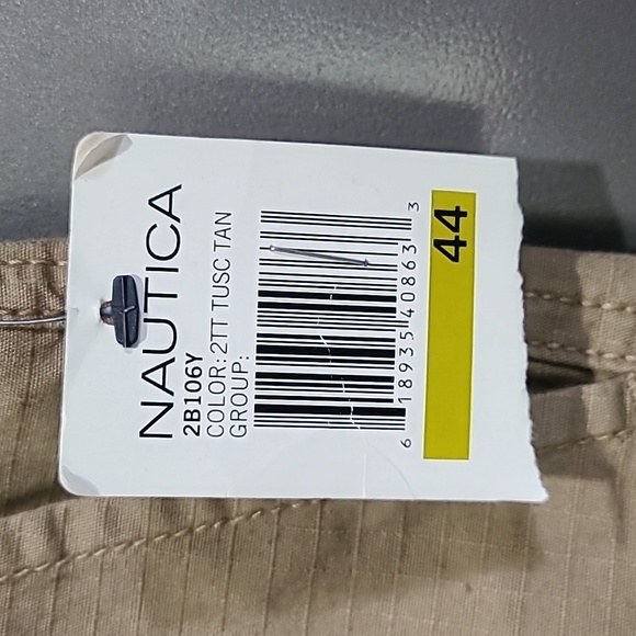 Nautica Men's Cargo Kaki Shorts Size 44 - Picture 4 of 14